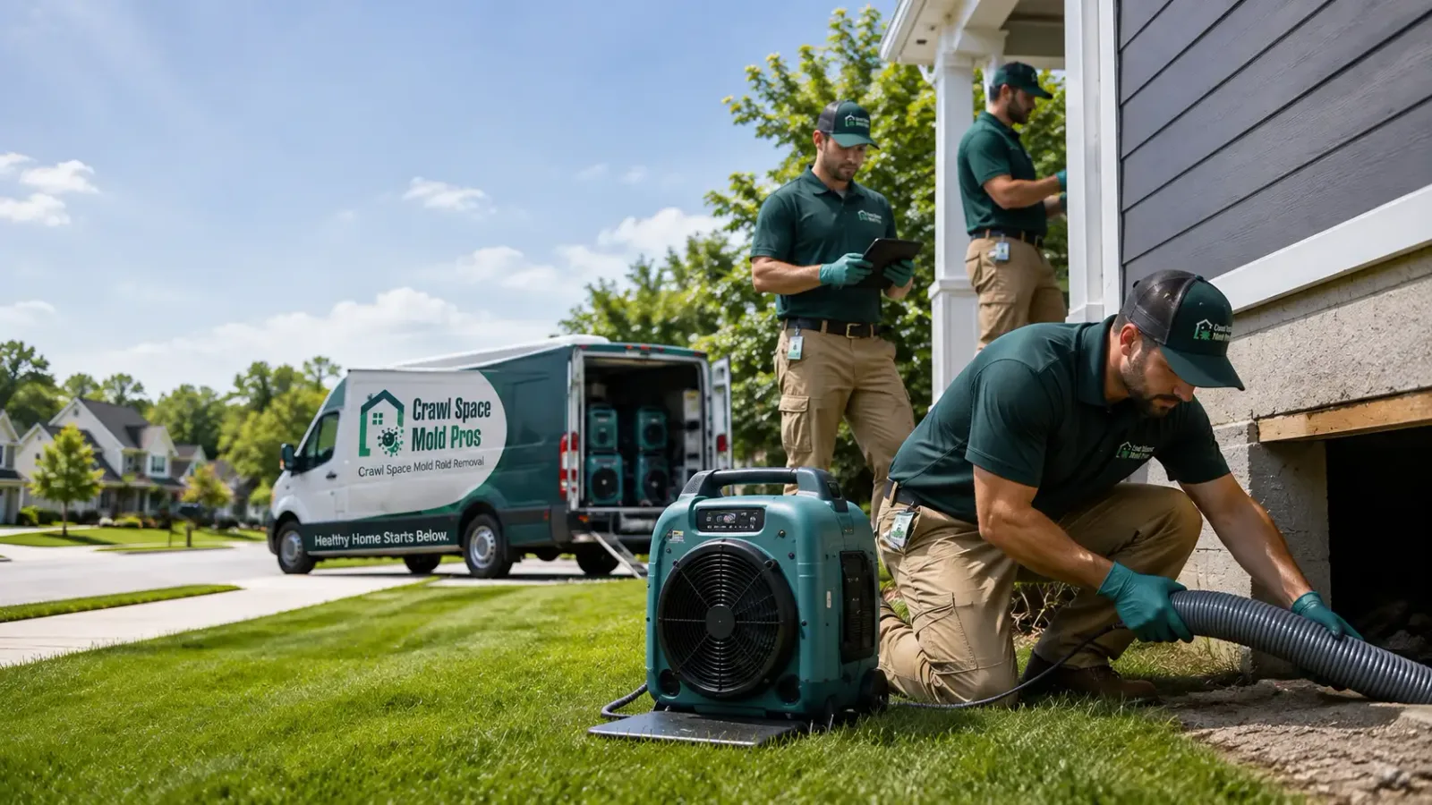 Crawl Space Mold Removal in Sheldon, ND
